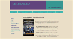 Desktop Screenshot of chrisdeliso.com